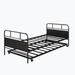 Home Decor Twin Daybed Metal in Black | 31.02 H x 77.02 W x 39.02 D in | Wayfair DAGEMF189577AAB