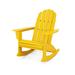 POLYWOOD® Outdoor Rocking Chair in Orange/White/Yellow | 40.2 H x 31.26 W x 34.45 D in | Wayfair ADR600LE