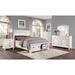 Canora Grey Cyb Sleigh Bedroom Set 5&2 Wood in White | 64.25 W x 67.25 D in | Wayfair 46E278F142D04FF294E6F522C51A5D00