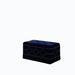 Rosdorf Park Jerlin Faux Leather Storage Bench Faux Leather/Upholstered/Leather in Blue | 18.13 H x 34.13 W x 17.13 D in | Wayfair