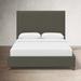 Birch Lane™ Warren Upholstered Low Profile Panel Bed Metal | 56 H x 60 W x 81 D in | Wayfair C719EFDBED53435283CC62A7B9BE1E3C