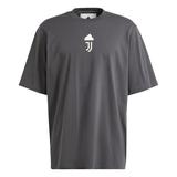 Men's adidas Gray Juventus Lifestyle Oversized T-Shirt