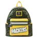 Loungefly Green Bay Packers Sequin Mini Backpack