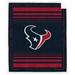 Houston Texans 60" x 70" Basic Block Royal Plush Sherpa Blanket