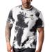 Men's MSX by Michael Strahan Black Los Angeles Chargers Freestyle Tie-Dye T-Shirt