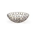 Front of the House BBK013GOI22 8" Round Wireware Basket - Iron, Copper, Brown