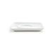 Front of the House DCS032WHP23 5 1/4" Square Mod Saucer - Porcelain, White