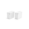 Front of the House TSP011WHP23 3 oz Salt & Pepper Shaker Set - Porcelain, 2 1/2"H, White