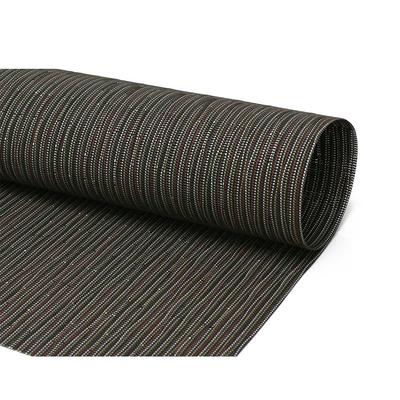 Front of the House XPM032MUV83 Square Metroweave Woven Vinyl Placemat - 14" x 13", Multi, Multi-Colored
