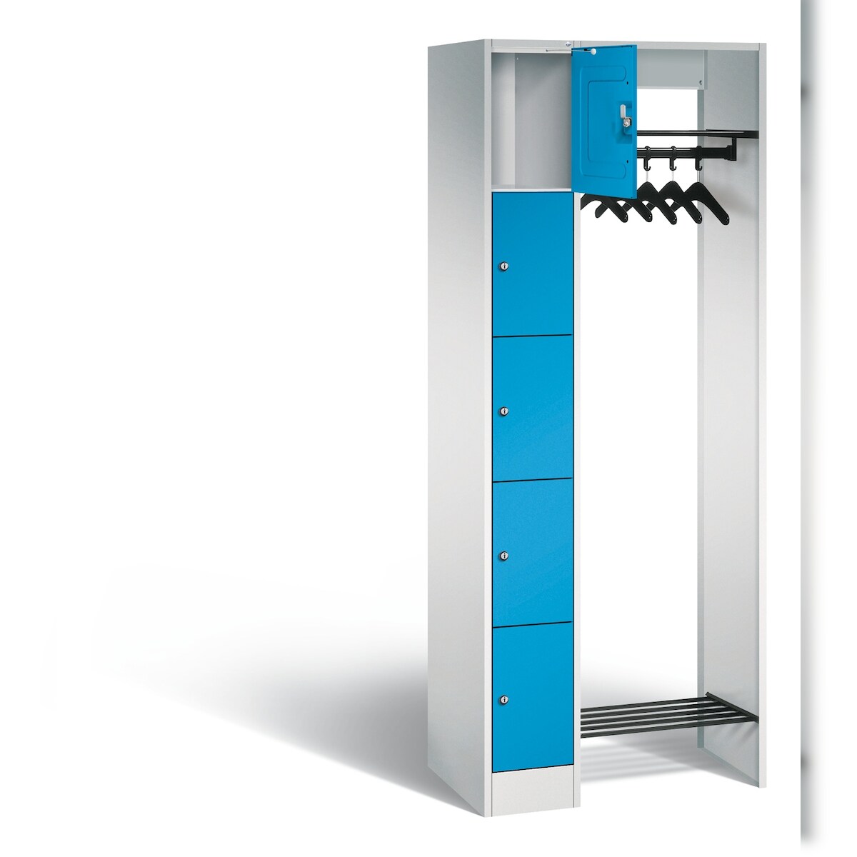 C+P Offene Garderobe Serie 8070, H1950xB740xT480mm Image