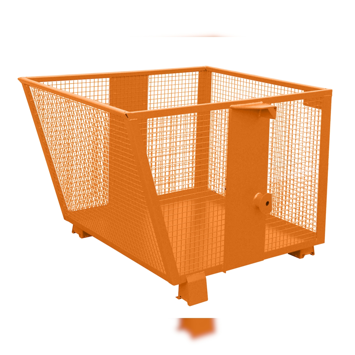 Gitterbehälter G 90 lackiert RAL2000 Gelborange Stapler Anbaugerät Image