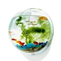 Pinsjar Acrylic Fish Bowl Wall Hanging Aquarium Tank Aquatic Pet Supplies Pet Products Wall Mount