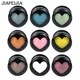 6-50mm Black Ear Gauges Tunnels and Plug Heart-shaped Body Jewelry Ear Expander Studs Stretching