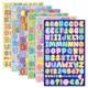 6pcs Glitter 26 Buchstaben Nummer Aufkleber Cartoon Anfangs alphabet Paster Album Scrap booking