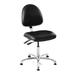 BEVCO 9051M-E-BKV Vinyl Desk Chair, 17" to 22", Black