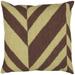 Decorative Yolanda 22-inch Poly or Feather Down Filled Throw Pillow