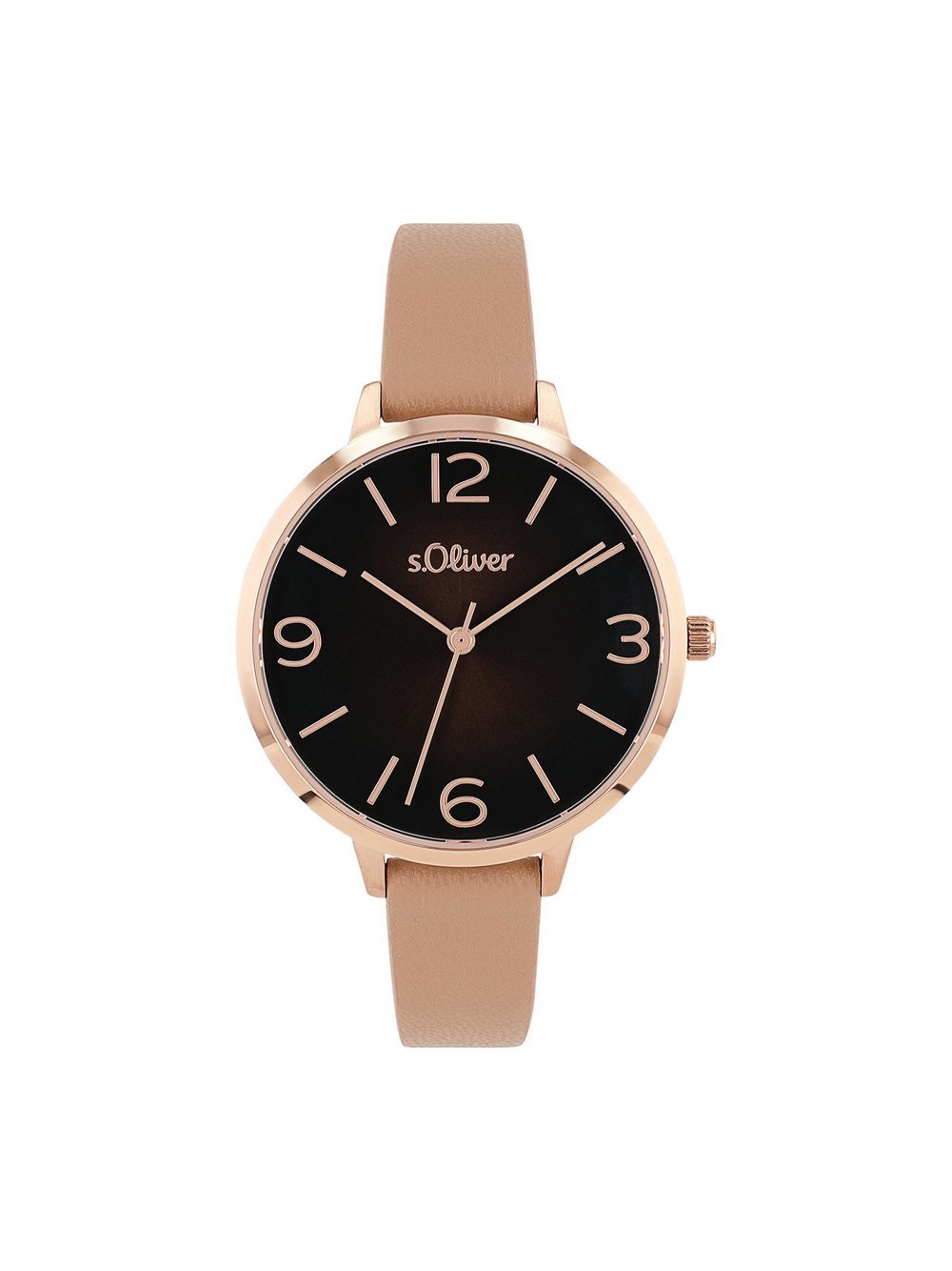 s.Oliver Quarzuhr Damen beige, 18 Image