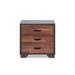 Modern Nightstand with 3 Drawer