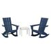 POLYWOOD Quattro 3-Piece Rocker Set