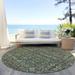 Machine Washable Indoor/ Outdoor Traditional Boho Chantille Rug