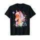 Floral Mama Horse Face, Cute Mom Horse Ever, Mom Horse Show T-Shirt