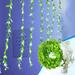Holiday Savings! WJSXC Decor Ivy for Bedroom 10 Total 200 LED Curtain String Lights Fake Plant Rattan Hanging Garland for Wedding Party Patio Wall and Indoor Outdoor Decor White