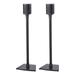 Open Box Sanus WSS22-B1 Black Speaker Stands Pair Damaged Box