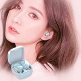 Rdeuod Bluetooth Headphones New Bluetooth 5.3 True Wireless Bluetooth Headset Dual Ear In Ear Mini Universal Headset Hifi Stereo Sound Quality TW-S Bluetooth Headset White 14*8*4cm