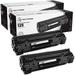 LD Compatible Toner Cartridge Replacement for 125 3484B001AA (Black 2-Pack)