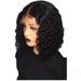 Women s Wig Natural Short Curly Wavy Small Curls 27 Inch Short Curly Ombre Wig Women Heat Resistant Synthetic Parting Wig Women Black & Brown