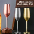 Flûtes à Champagne en Acier Inoxydable et Cuivre Verre à Vin en Métal pour Cocktail Bar