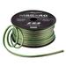 Deaf Bonce Car Audio 12 AWG Oxygen Free Copper Speaker Wire Black/Green Lot (1 Foot - By the Foot)