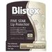 Blistex Five Star Lip Protection Lip Balm 0.15 Ounce Ã¢â‚¬â€œ Wind & Water-Resistant Lip Care Broad Spectrum SPF 30 Sun Protection Soothes Cold Chapped Lips Hydrating Lip Treatment Holds in Moist