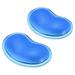 Uxcell Gel Mouse Wrist Rest Mouse Wrist Support Ergonomic Mouse Pad Cushion Comfortable Memory Foam Blue 2 Pack