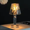 Veilleuse LED en cristal de diamant lampe de table en acrylique transparent lampe de lecture de