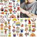 Temporary Tattoos for Kids Waterproof Body Stickers 102pcs Fake Tattoo Pattern Cute Tattoo Decorations Birthday Party Favor Supplies Decor for Boys Girls Children Toddler Teens 10 Sheets Circus