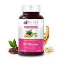 Bliss Welness Dht Blocker With Biotin Pumpkin Seed Green Tea Extract Omega 3 Ginseng Extract Vitamin C E B6 Helps Reduce Hair Fall Stimulates Hair Growth Supplement For Men