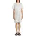 Drawstring Waist Cotton Jersey Dress