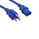 Kentek 4 Feet Blue AC Power Cable Cord For SONY PLAYSTATION 4 PS4 PRO VIDEO GAME CONSOLE