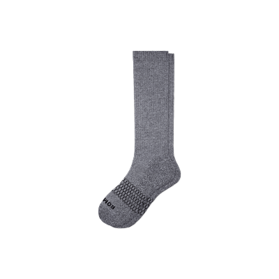 Women's Marl Knee High Socks - Marled Light Charcoal - Large - Bombas