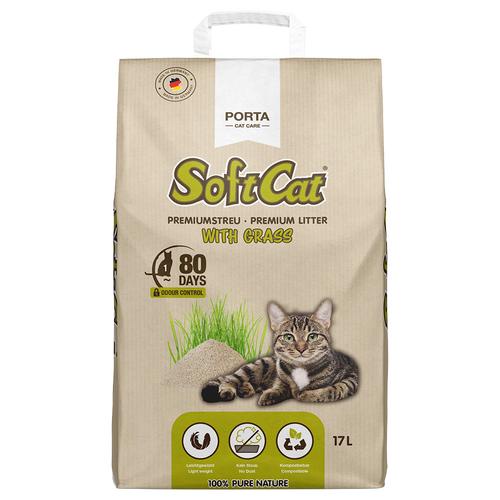 2x 17l Porta SoftCat mit Grass Katze