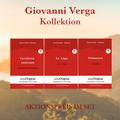 Giovanni Verga Kollektion (Bücher + 3 Audio-Cds) - Lesemethode Von Ilya Frank, M. 3 Audio-Cd, M. 3 Audio, M. 3 Audio, 3 Teile - Giovanni Verga, Gebund