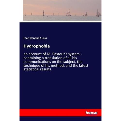 Hydrophobia - Jean Renaud Suzor, Kartoniert (TB)