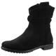 Stiefelette ARA "LIVERPOOL" Gr. 7 (40,5), schwarz Damen Schuhe Cowboyboots Reißverschlussstiefeletten mit slouchy-Schaft, Weite G