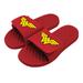 Men's ISlide Red Wonder Woman Logo Slide Sandals