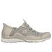 Skechers Women's Slip-ins: Gratis Sport - Awe Inspiring Sneaker | Size 7.5 | Taupe | Textile/Synthetic/Leather | Machine Washable