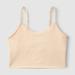 Women's PINK Cotton Shelf Cami Bralette