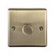 Antique Brass Metal Decorative Switches And Sockets Kitchen/Interior Wall Face Plate Power Outlet (Single 400W 2-Way Dimmer Switch)