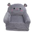 Pyhodi Cartoon Foldable Kids Sofa, Children Couch Backrest Armchair Bed, Folding Toddler Bed Lounger Chair, Upholstered 2 in 1 Flip Open Couch Seat for Infant Toddler Baby Boys Girls (3 Layers)