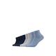 Kurzsocken S.OLIVER "Kurzsocken 8er Pack" Gr. 35/38, blau (denim meliert) Damen Socken Multipacks